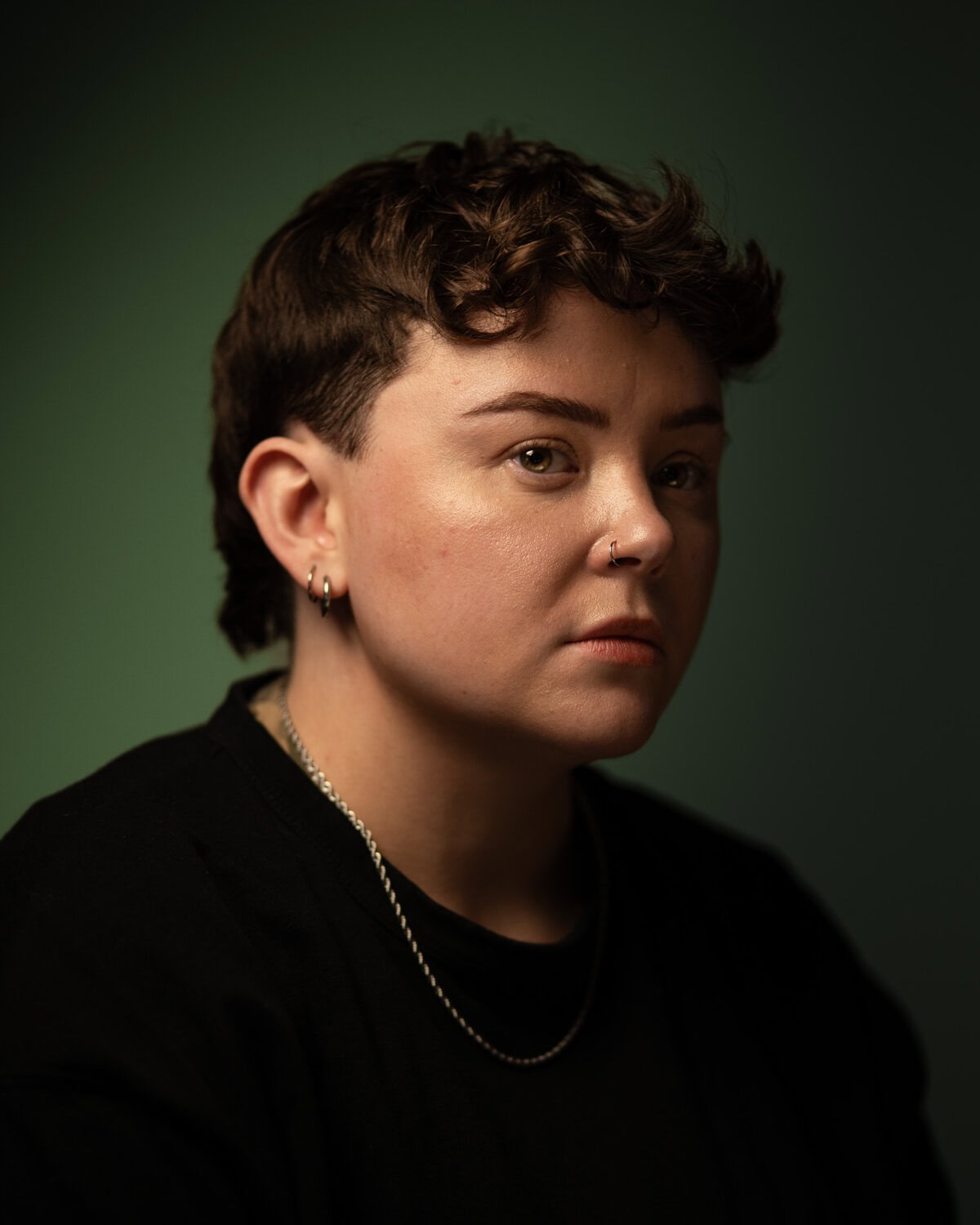 Actor headshot session at LemonShark Studio