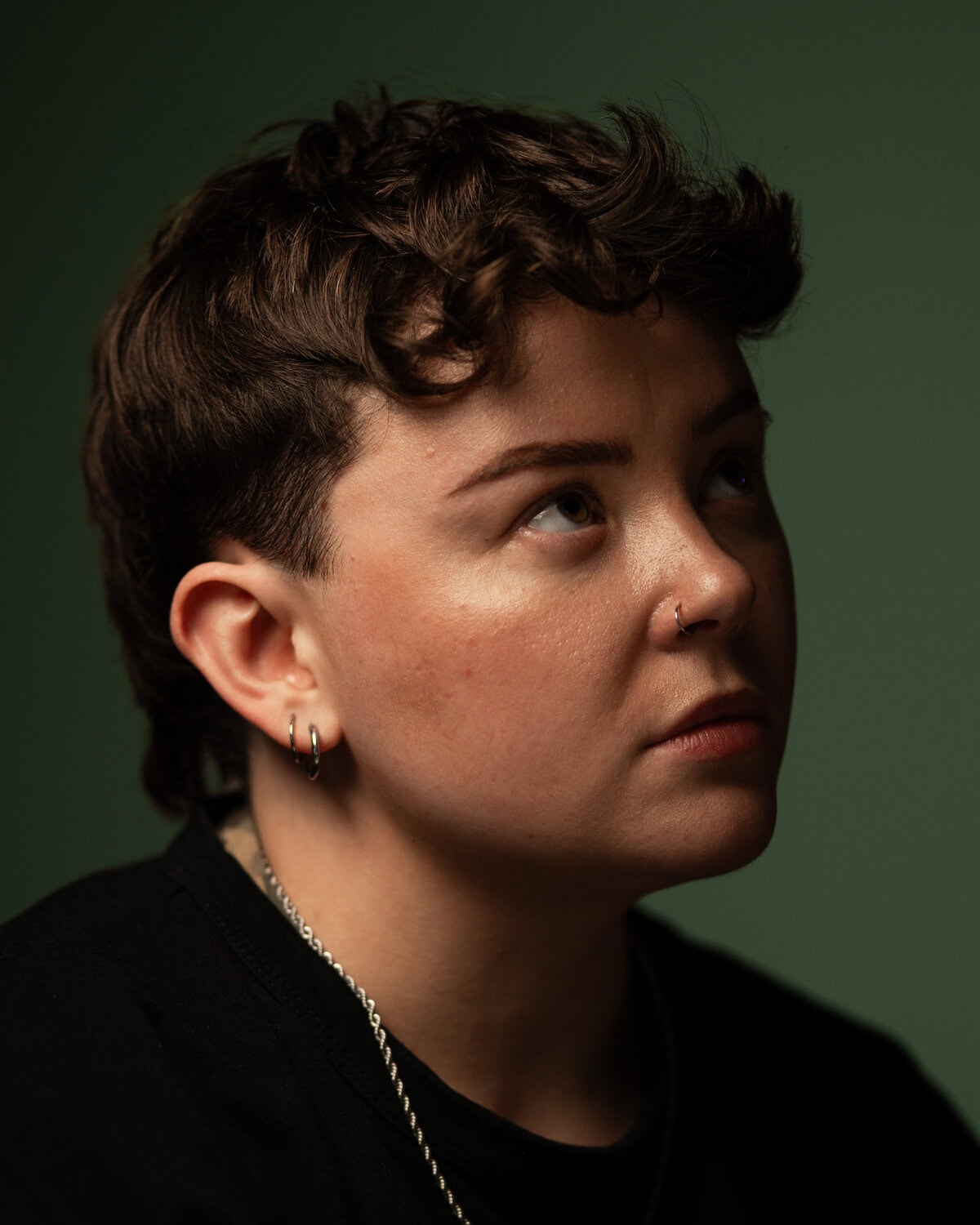 Young nonbinary actor headshot, London actor photographer